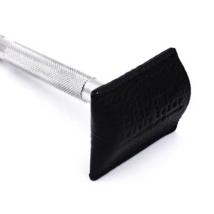 Parker Safety Razor Head Cover Buffalo Leather